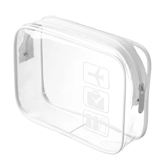 New Cosmetic Bag Woman Clear Pouch Makeup Toiletry Kit Transparent Pouch Girl'S Toiletry Bag Travel Toiletry Bag HZB09